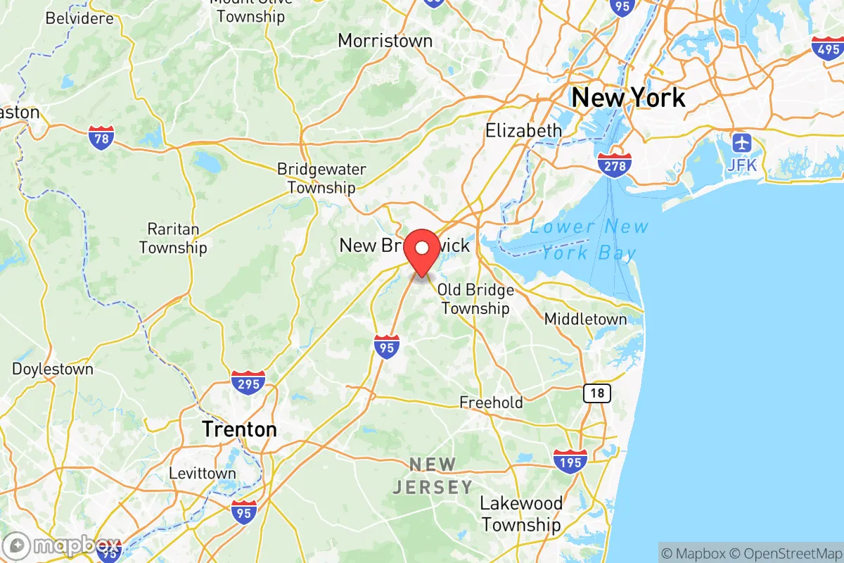 Map centered at 40.4400, -74.4090