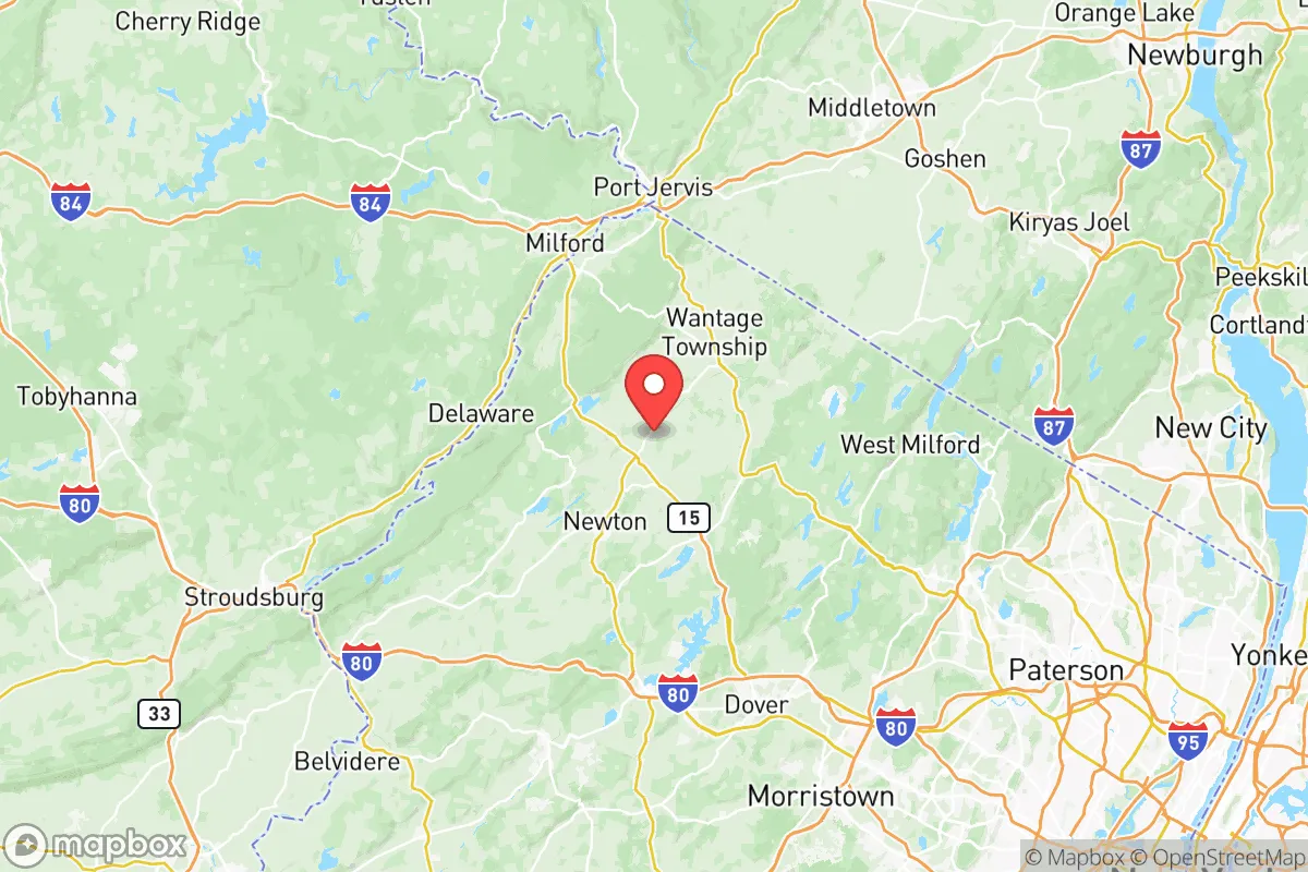 Map centered at 41.1392, -74.6910