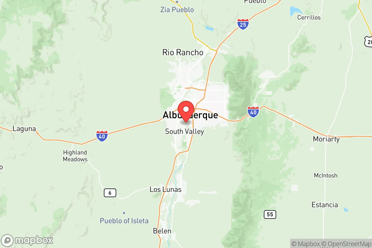 Map centered at 35.0515, -106.6701