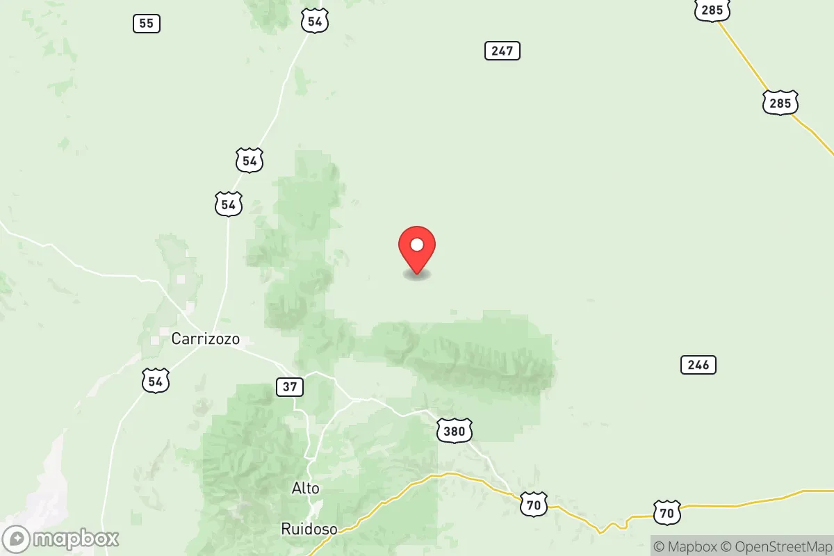 Map centered at 33.7448, -105.4595