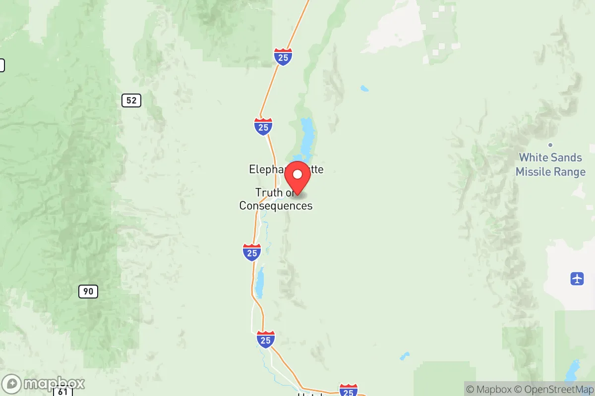 Map centered at 33.1307, -107.1927