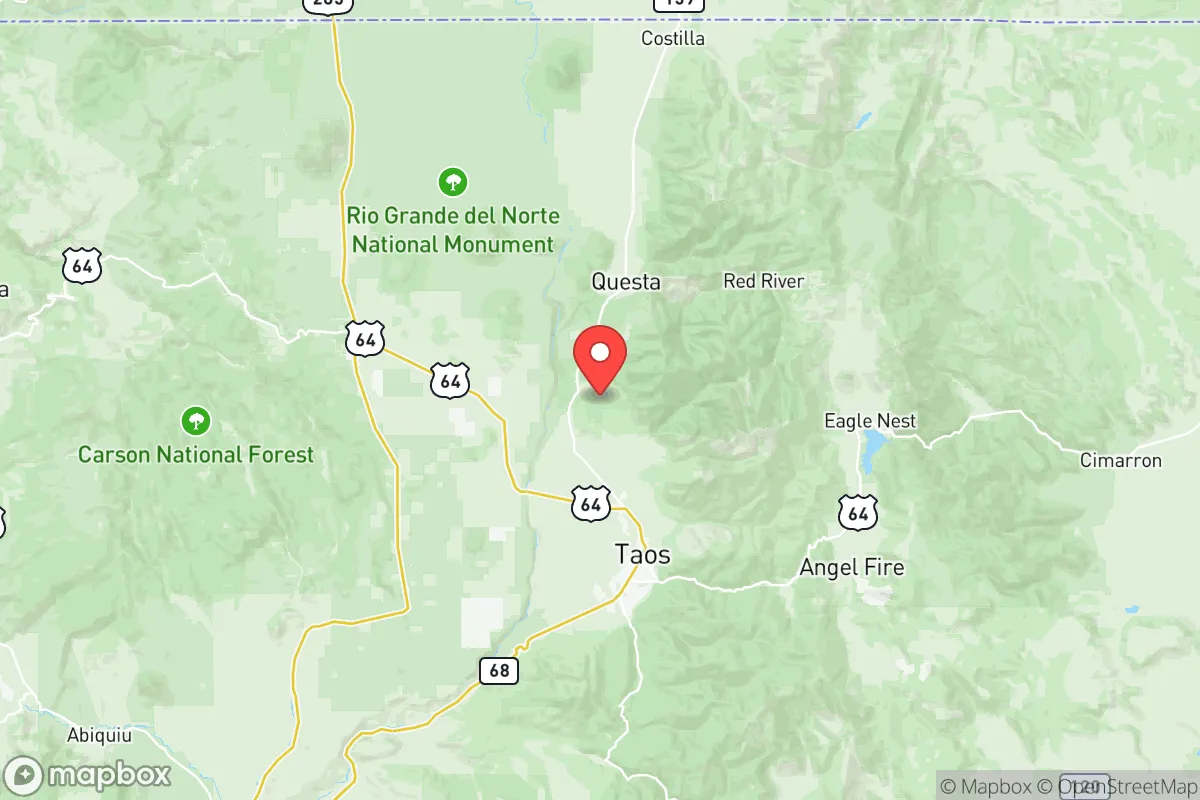 Map centered at 36.5775, -105.6311