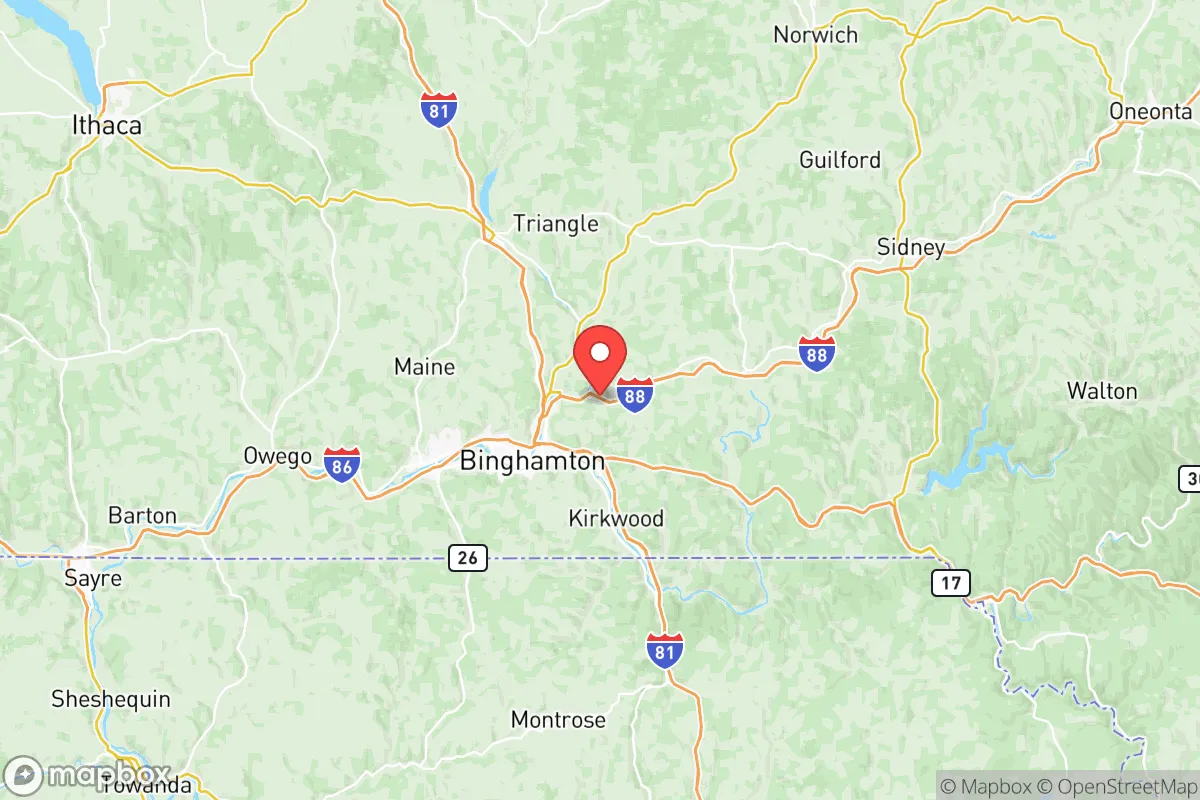 Map centered at 42.1602, -75.8193