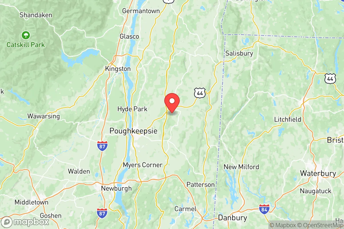 Map centered at 41.7649, -73.7429