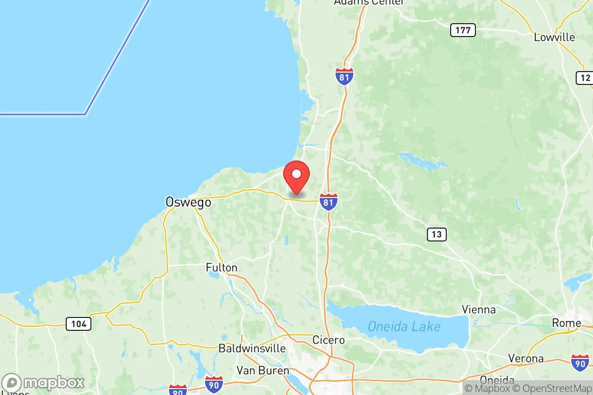 Map centered at 43.4638, -76.2087