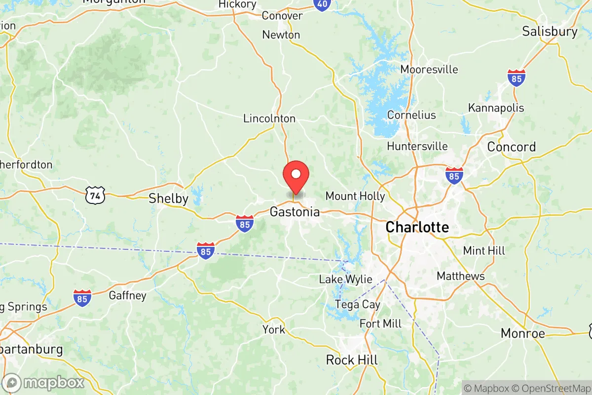 Map centered at 35.2943, -81.1802