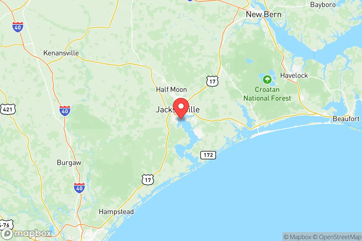 Map centered at 34.7097, -77.4157