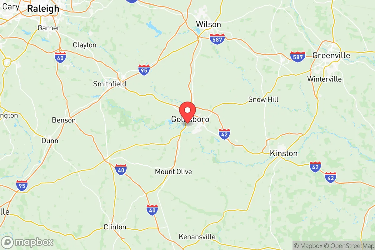 Map centered at 35.3639, -78.0041