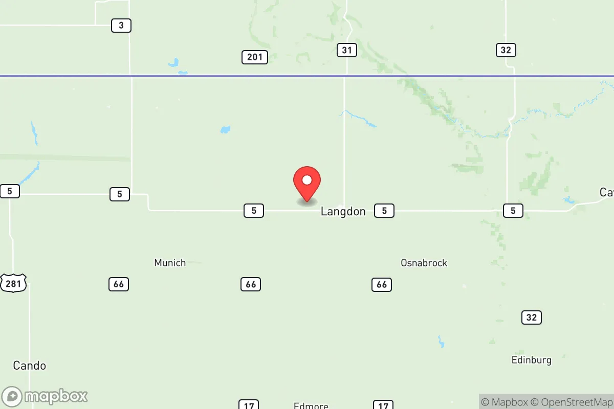 Map centered at 48.7723, -98.4648