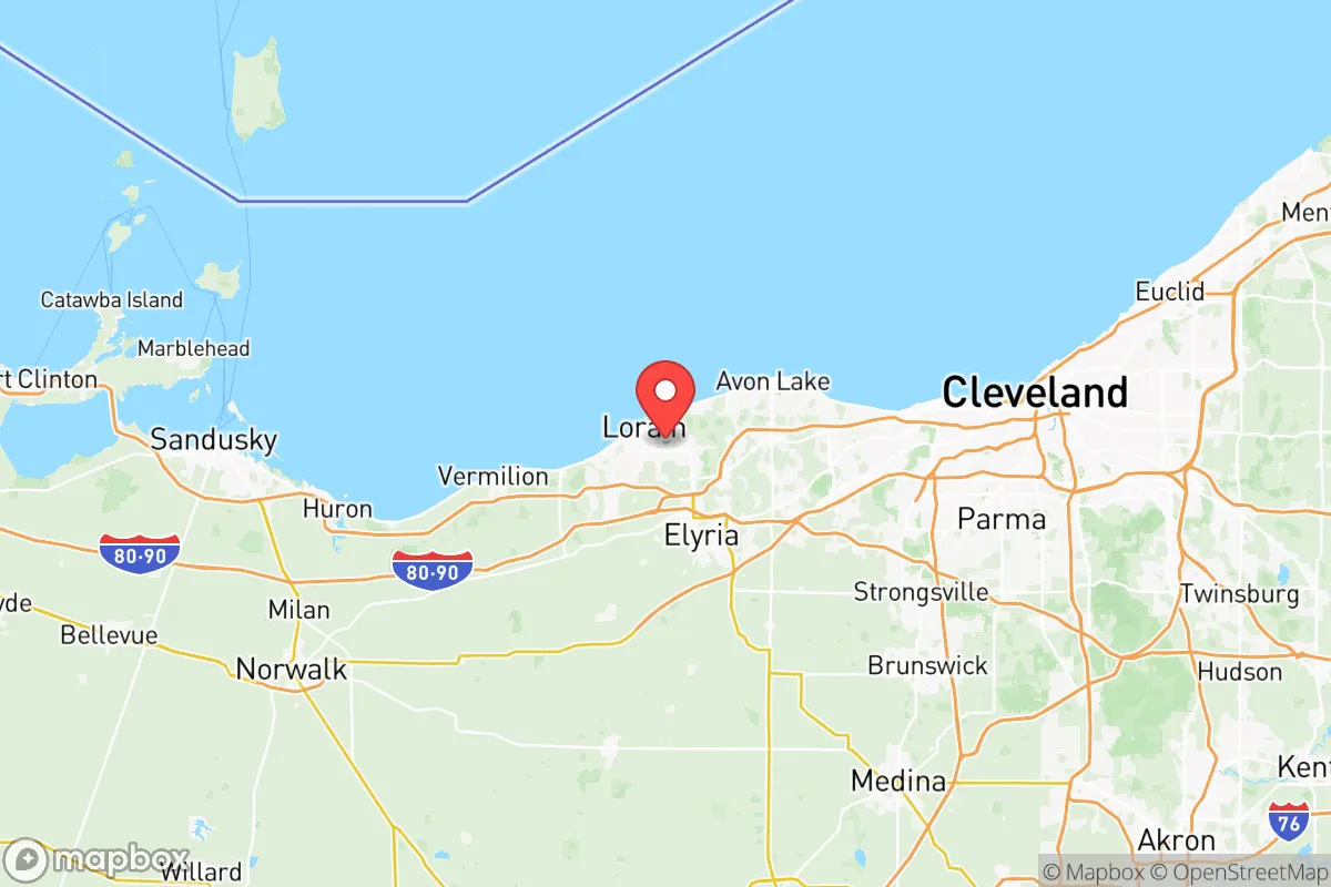 Map centered at 41.4521, -82.1515
