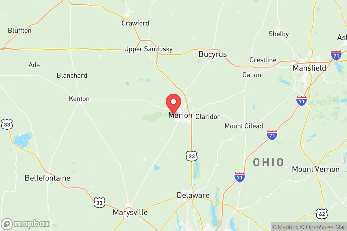 Map centered at 40.5872, -83.1609