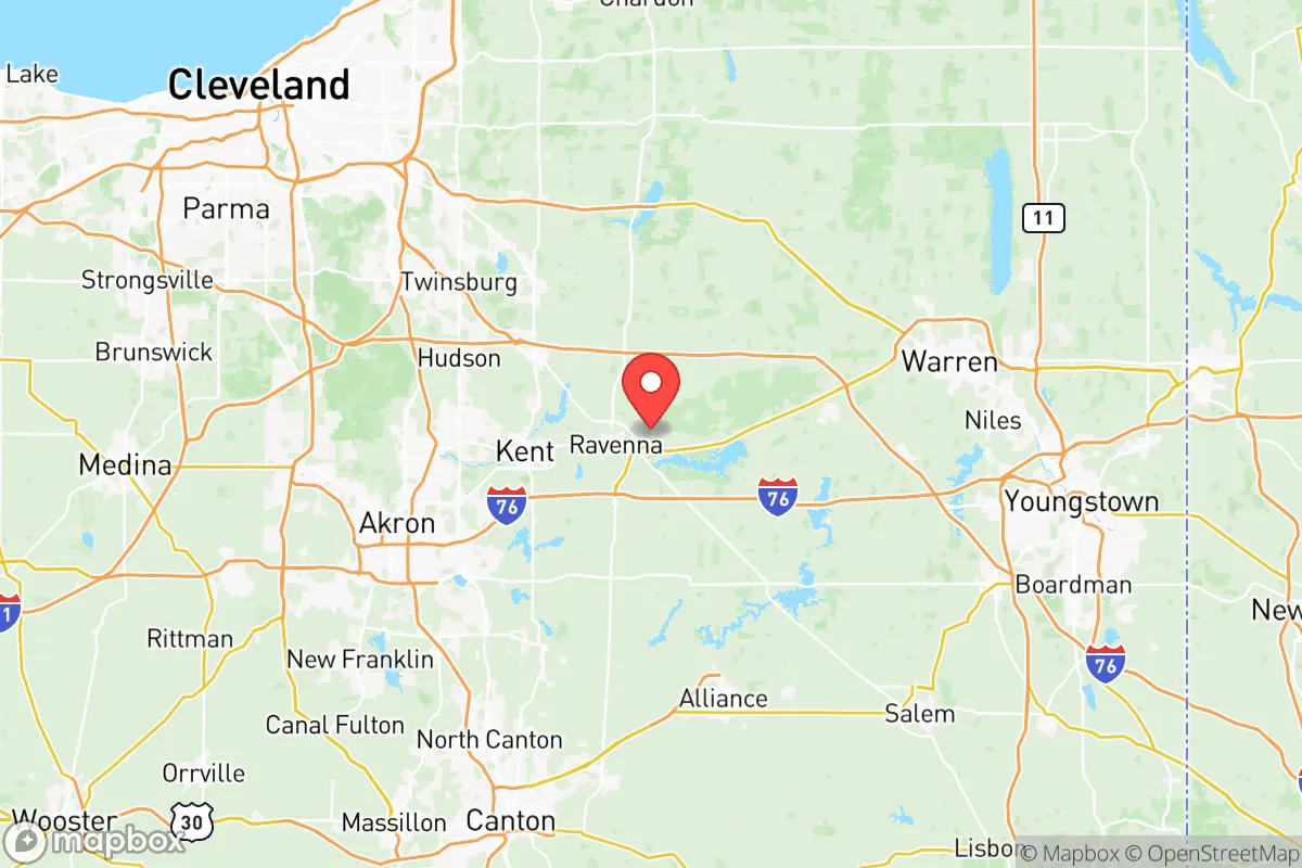 Map centered at 41.1676, -81.1975