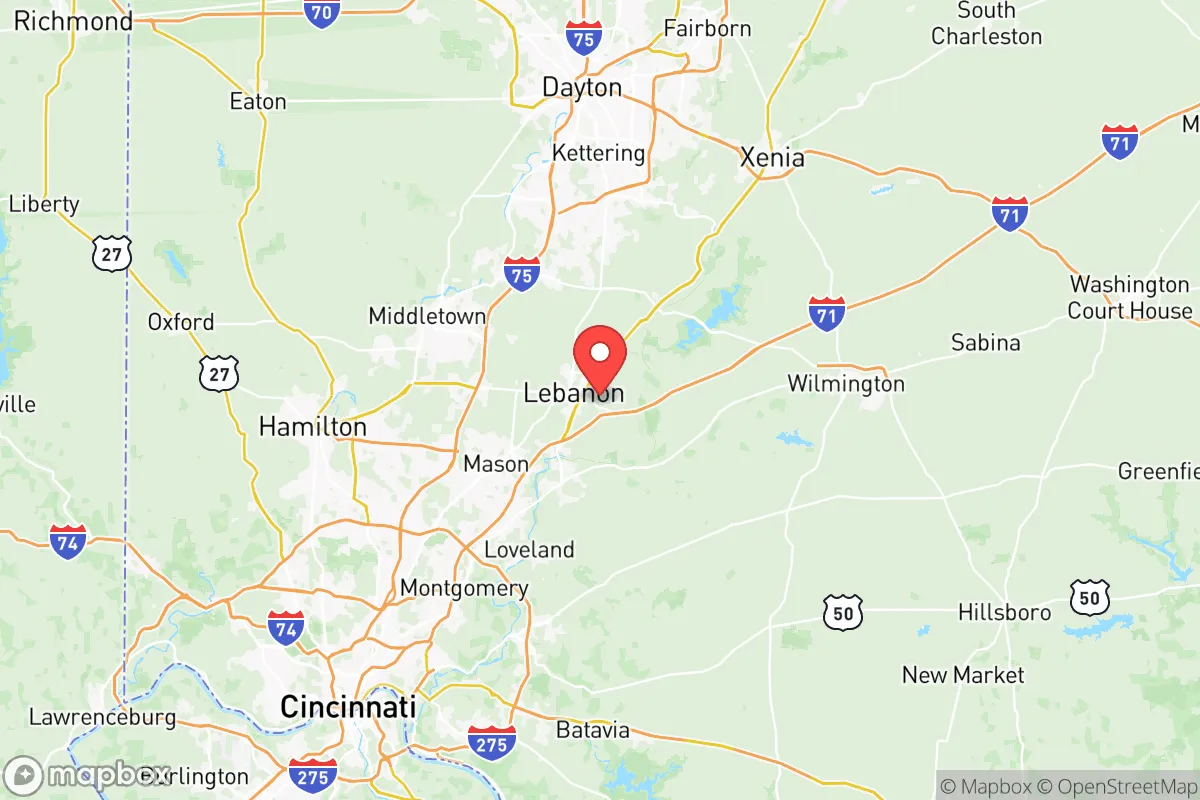 Map centered at 39.4276, -84.1667