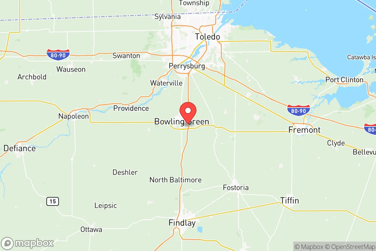 Map centered at 41.3616, -83.6231