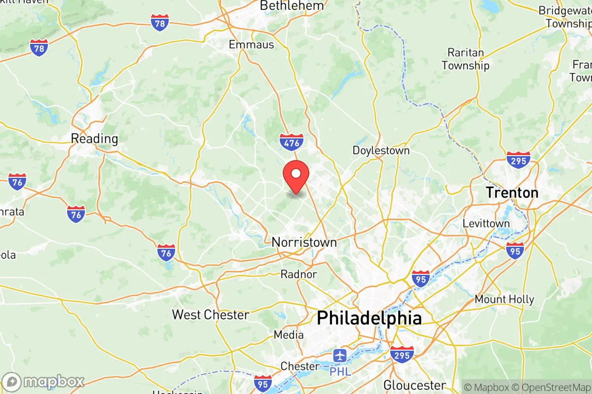 Map centered at 40.2108, -75.3670
