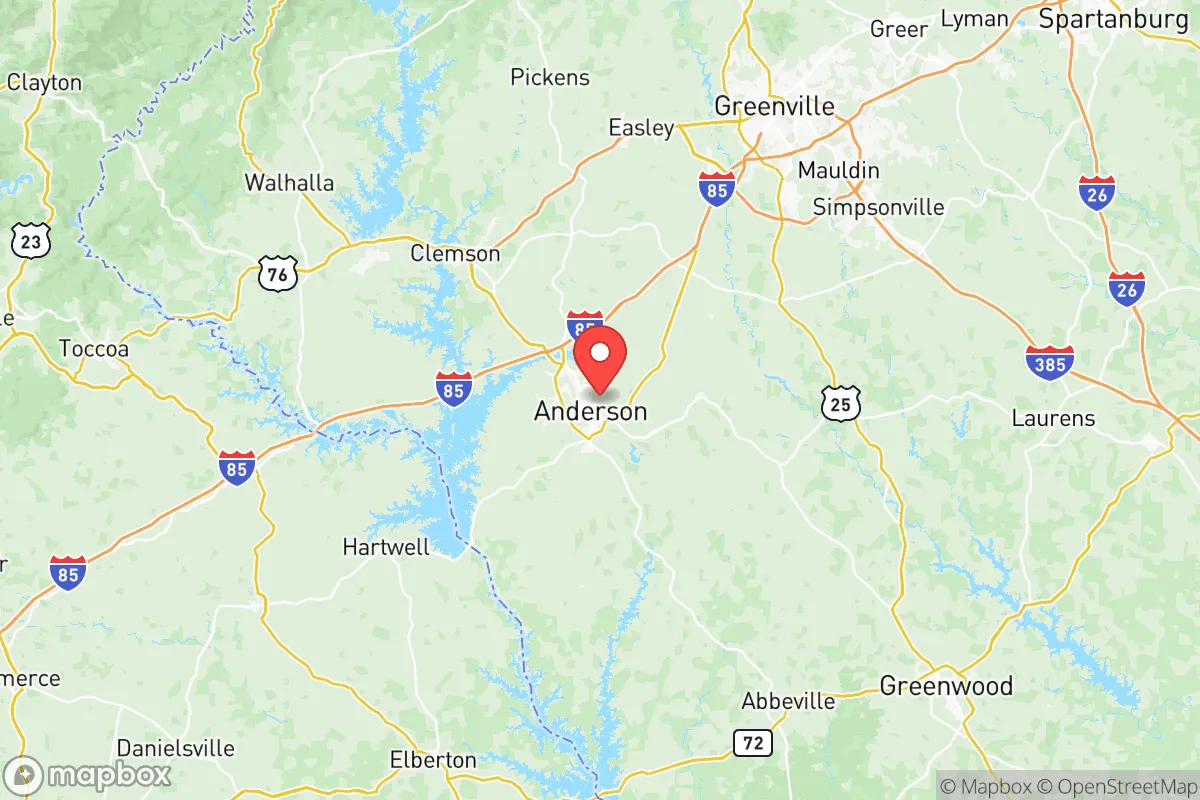 Map centered at 34.5192, -82.6378