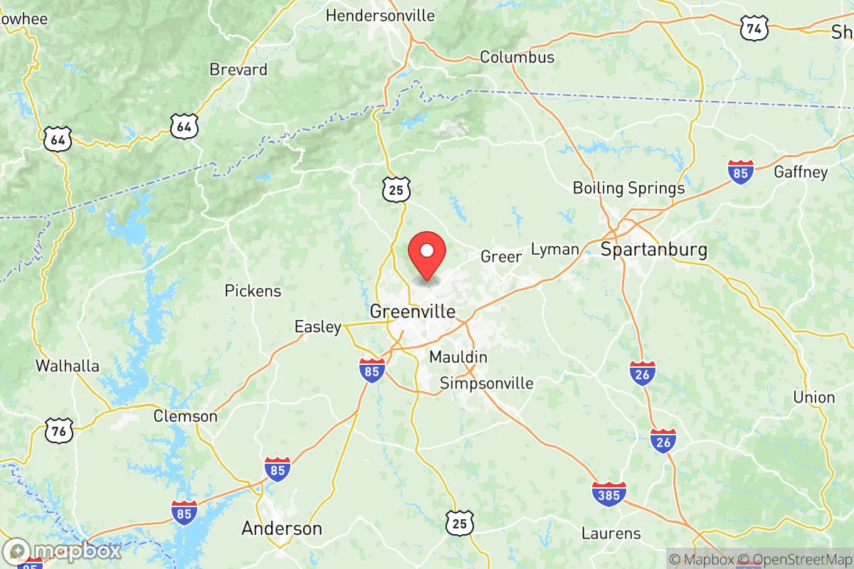 Map centered at 34.8937, -82.3704