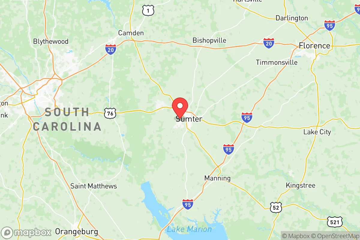 Map centered at 33.9162, -80.3824
