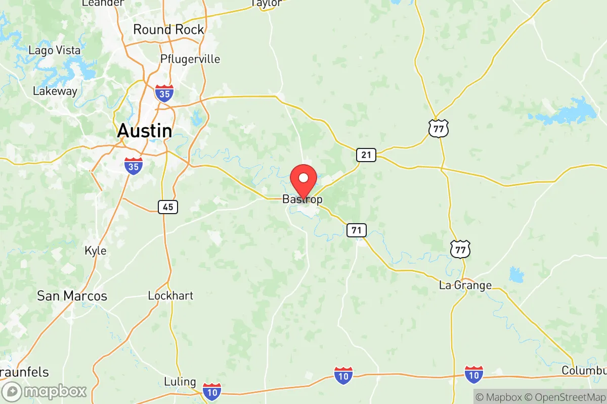 Map centered at 30.1035, -97.3120