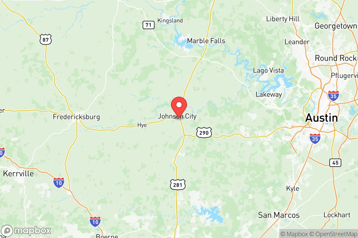 Map centered at 30.2662, -98.3999