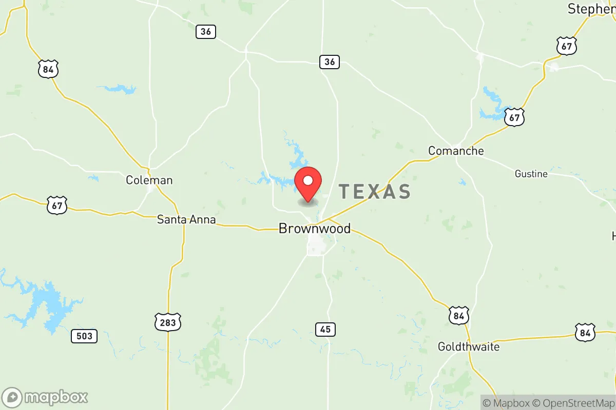 Map centered at 31.7741, -98.9998