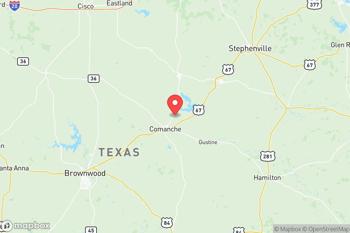 Map centered at 31.9479, -98.5581