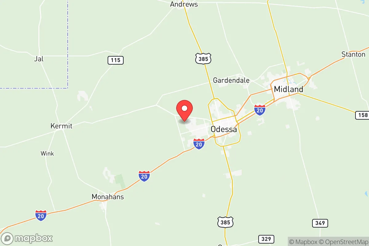 Map centered at 31.8691, -102.5427