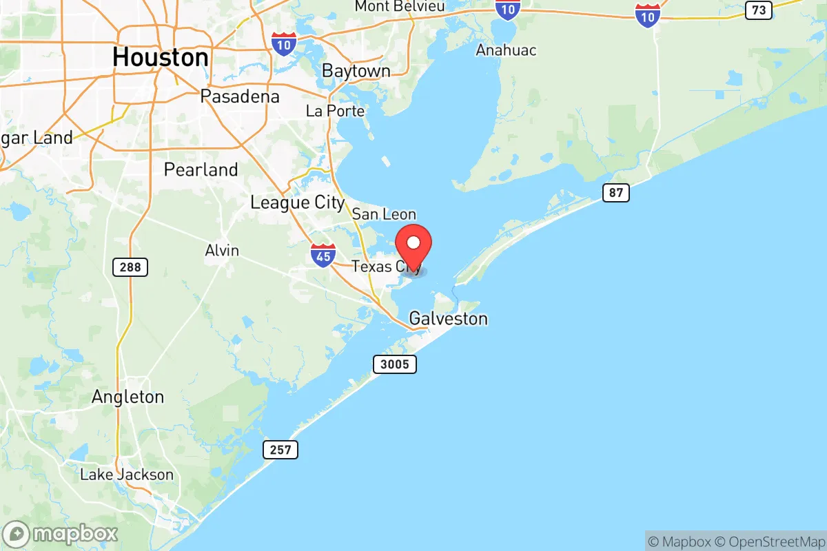 Map centered at 29.3800, -94.8629