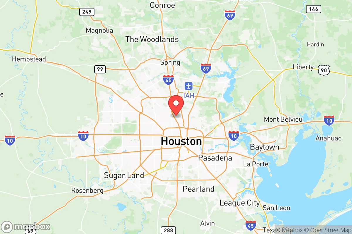 Map centered at 29.8573, -95.3920
