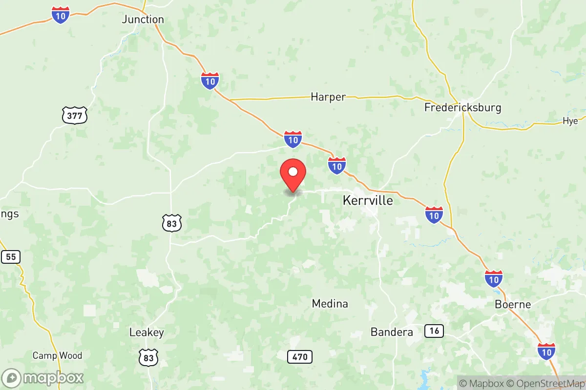 Map centered at 30.0616, -99.3499