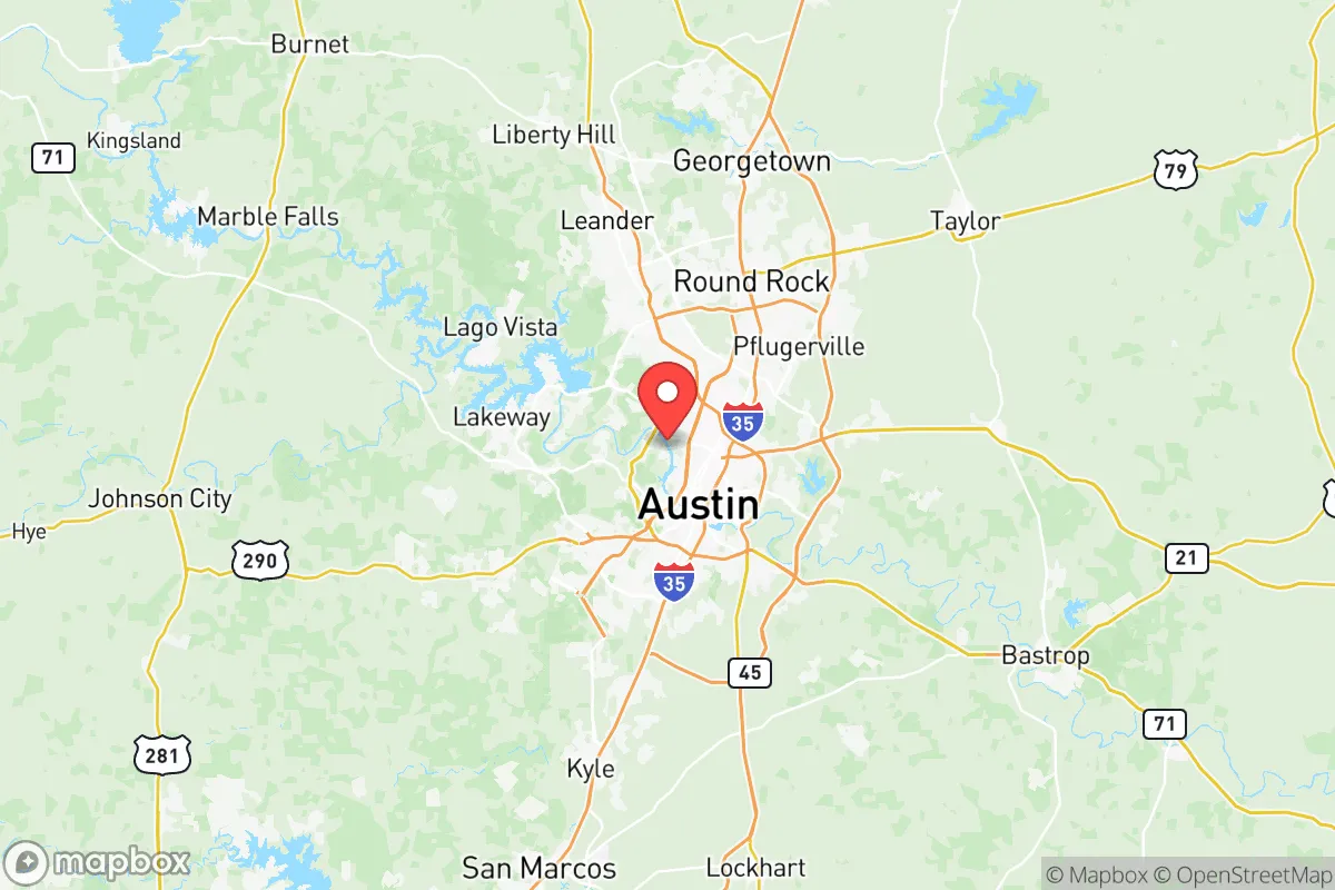 Map centered at 30.3344, -97.7818