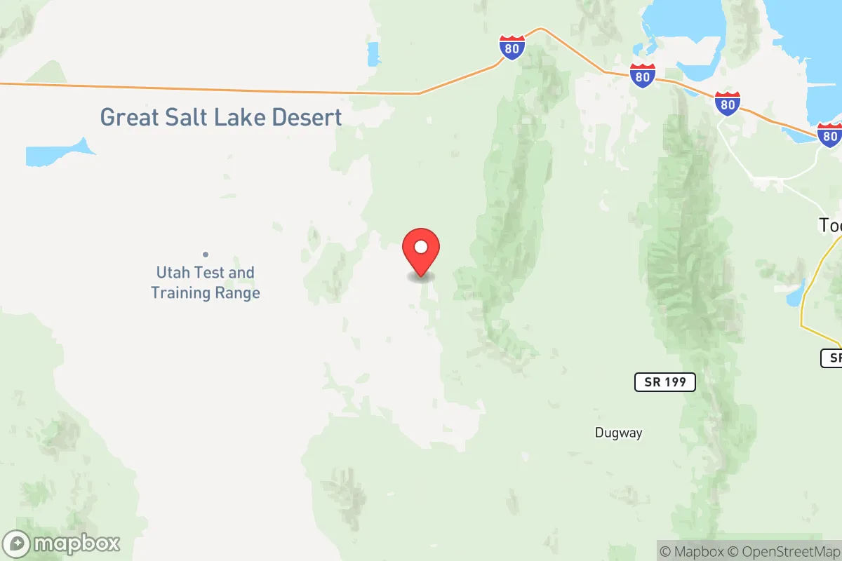 Map centered at 40.4485, -113.1310