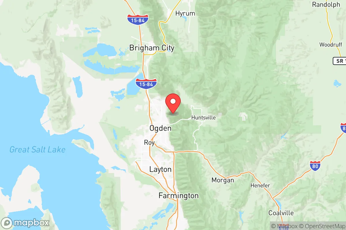 Map centered at 41.2701, -111.9137