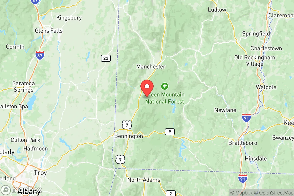 Map centered at 43.0350, -73.0933