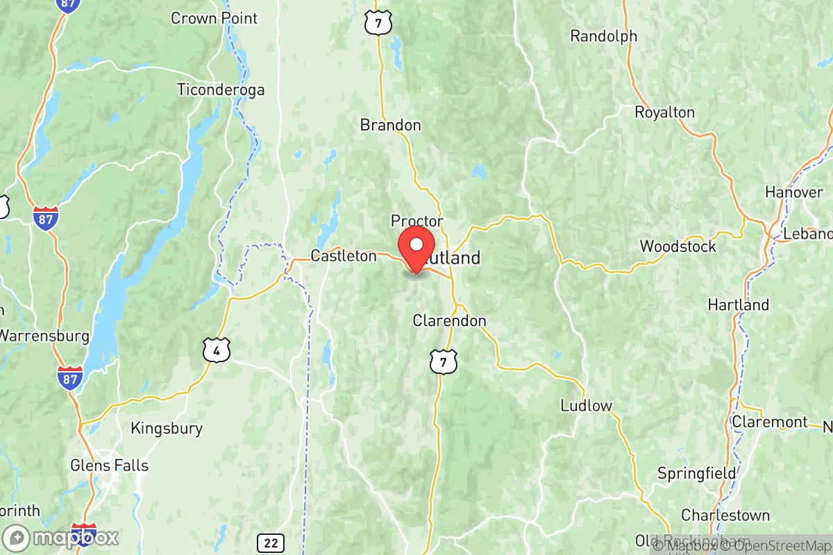 Map centered at 43.5799, -73.0363
