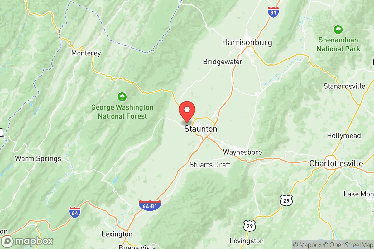 Map centered at 38.1643, -79.1338