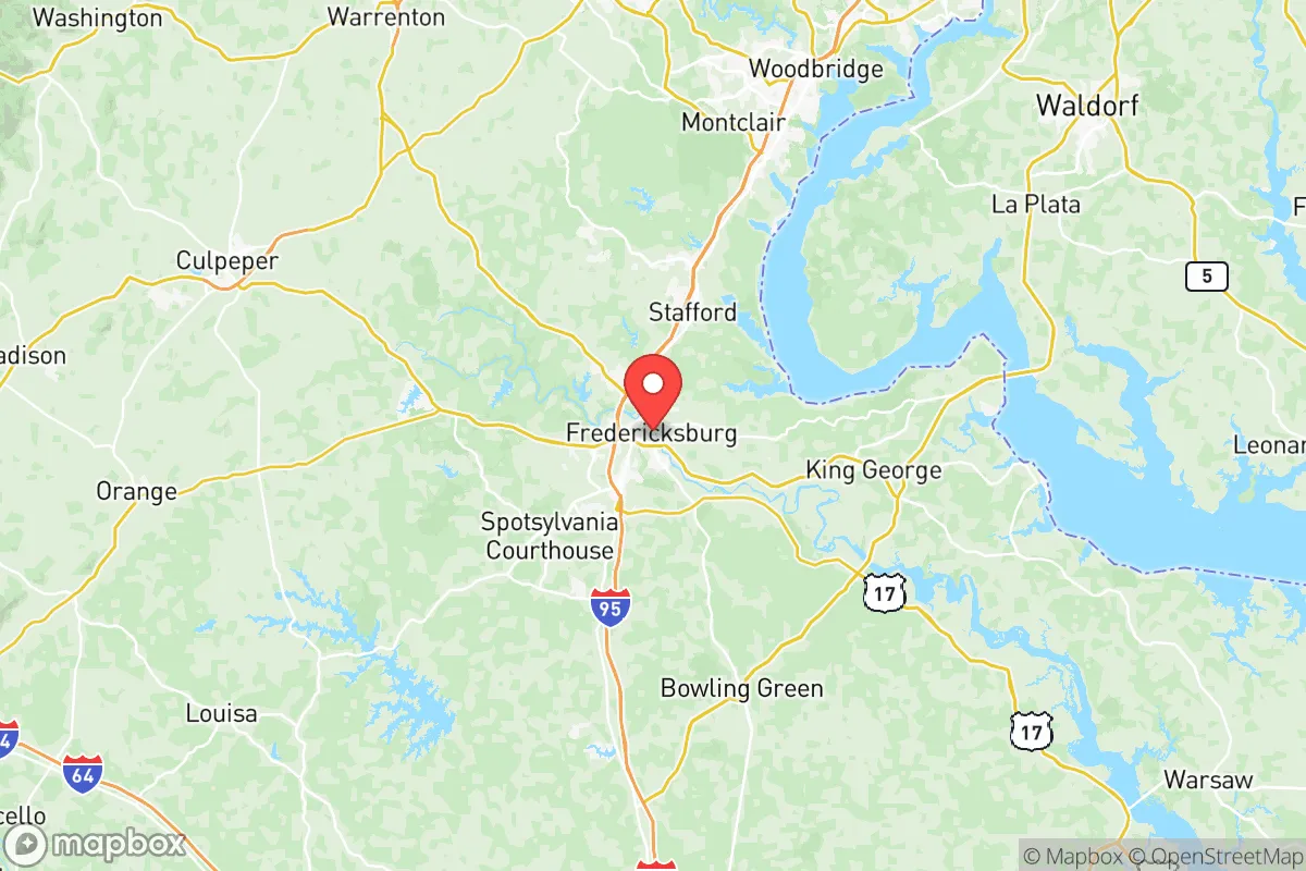 Map centered at 38.3004, -77.4588