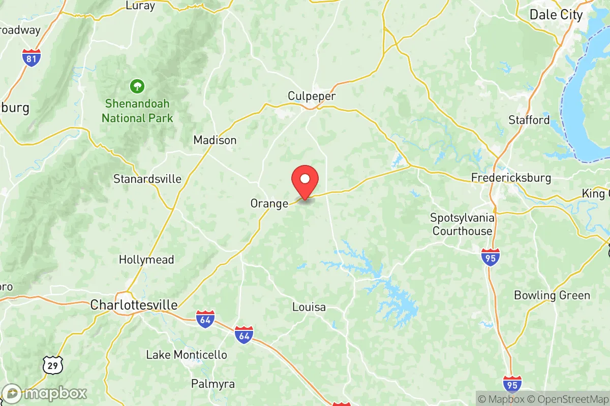Map centered at 38.2461, -78.0142