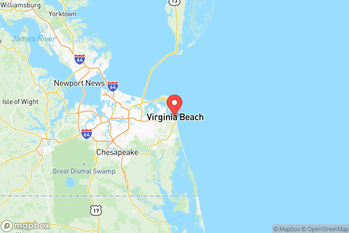 Map centered at 36.8516, -75.9792