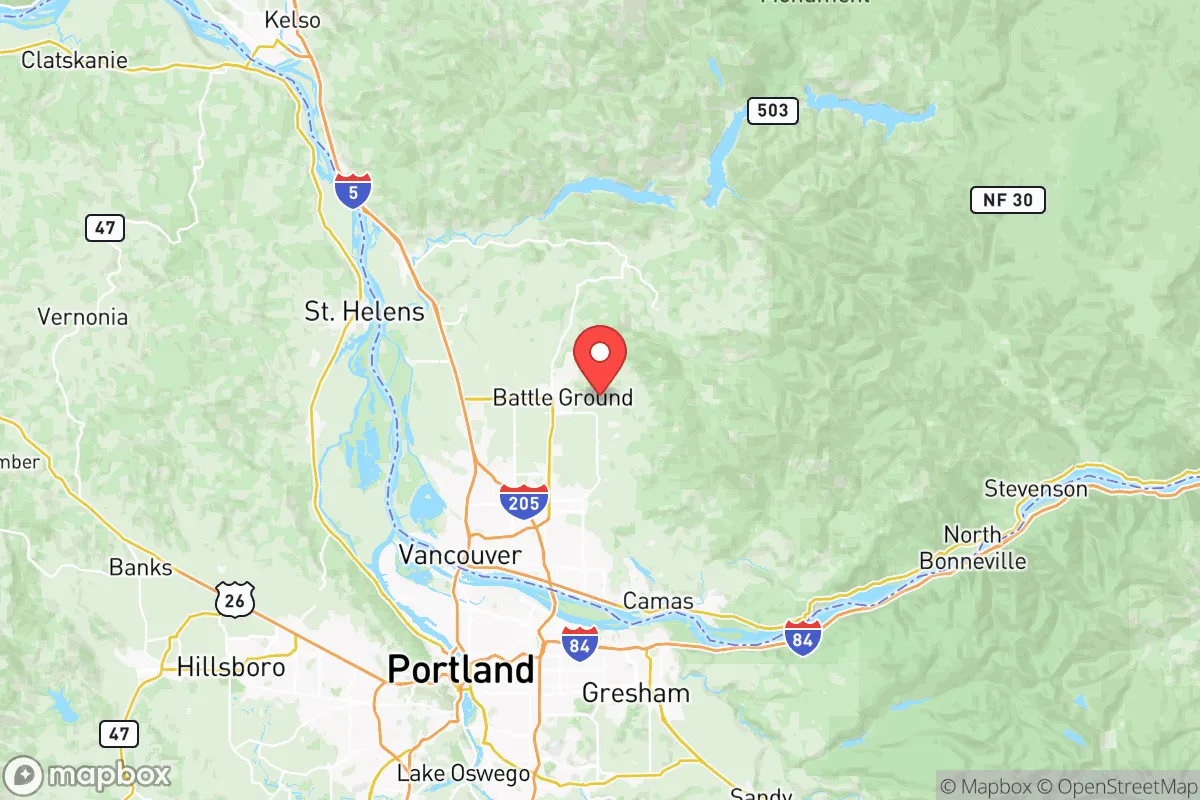 Map centered at 45.7790, -122.4826