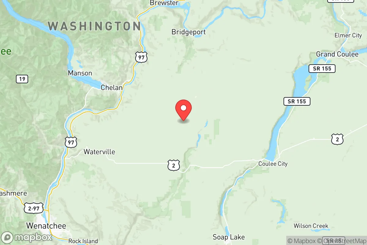 Map centered at 47.7357, -119.6934