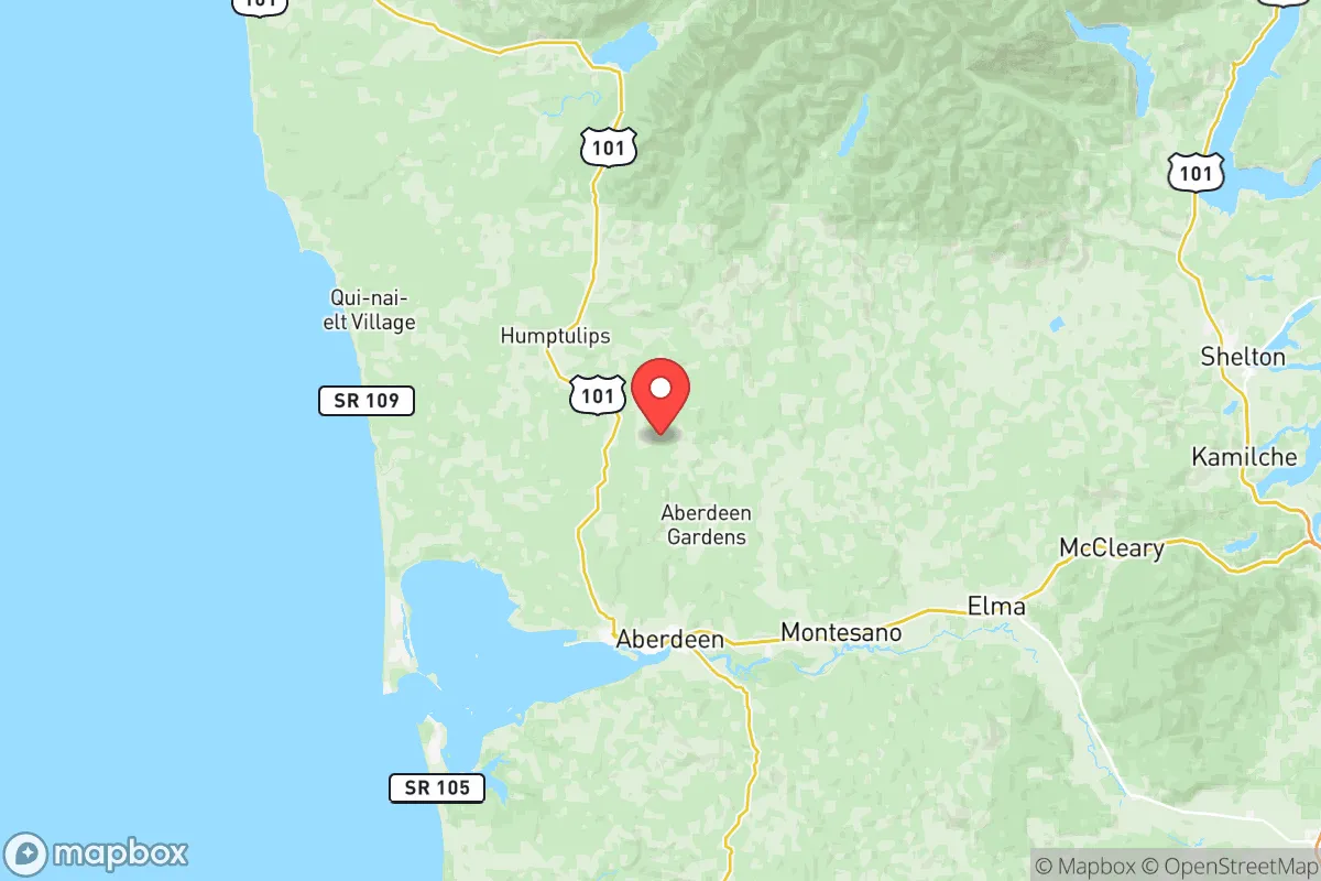 Map centered at 47.1439, -123.8277