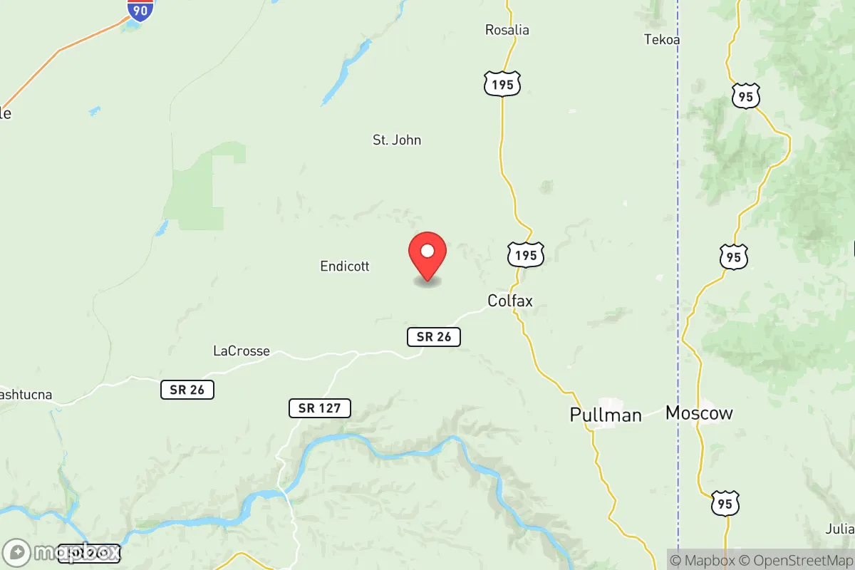 Map centered at 46.9008, -117.5231