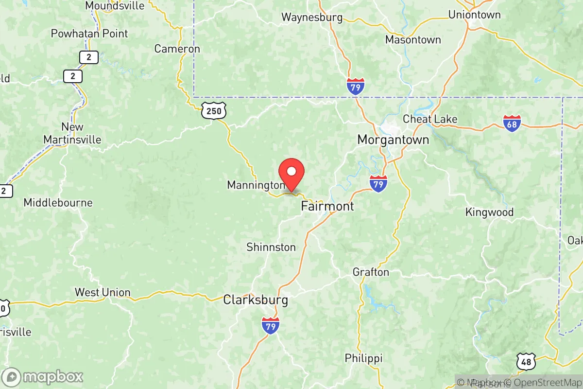Map centered at 39.5100, -80.2433
