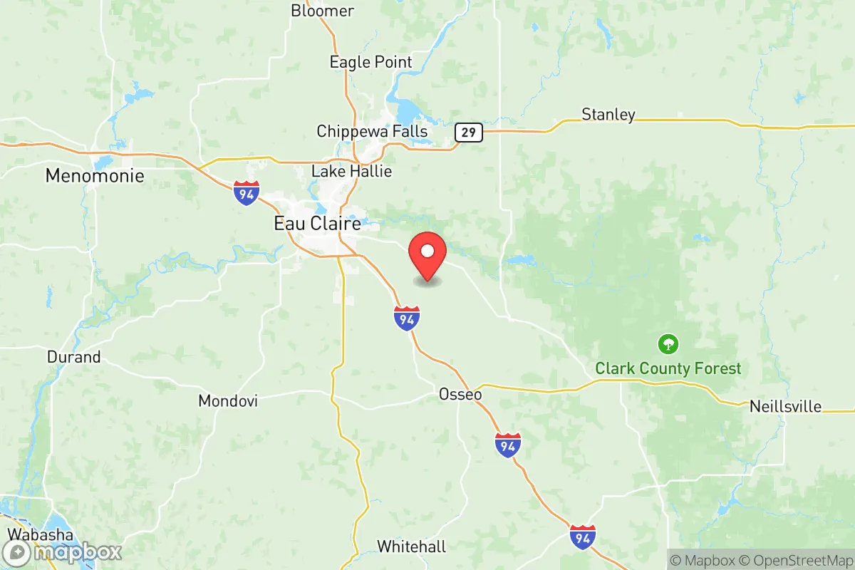 Map centered at 44.7269, -91.2860