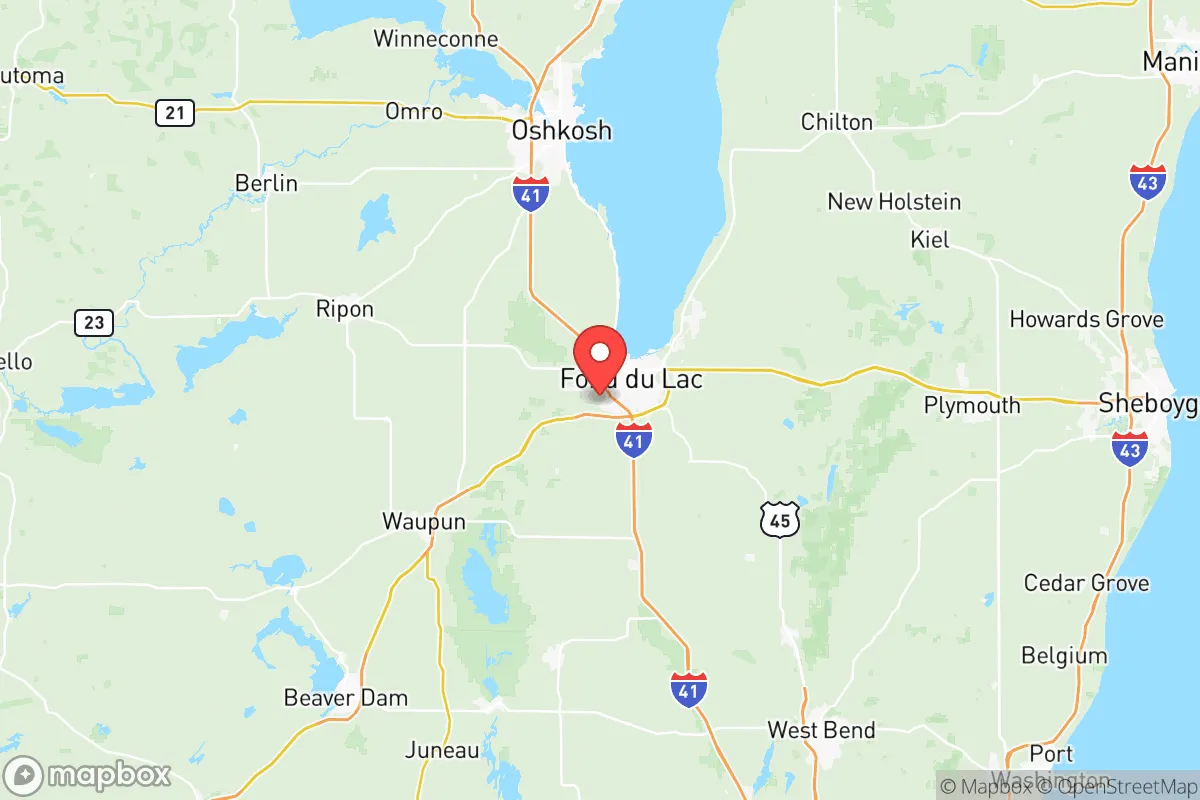 Map centered at 43.7536, -88.4882