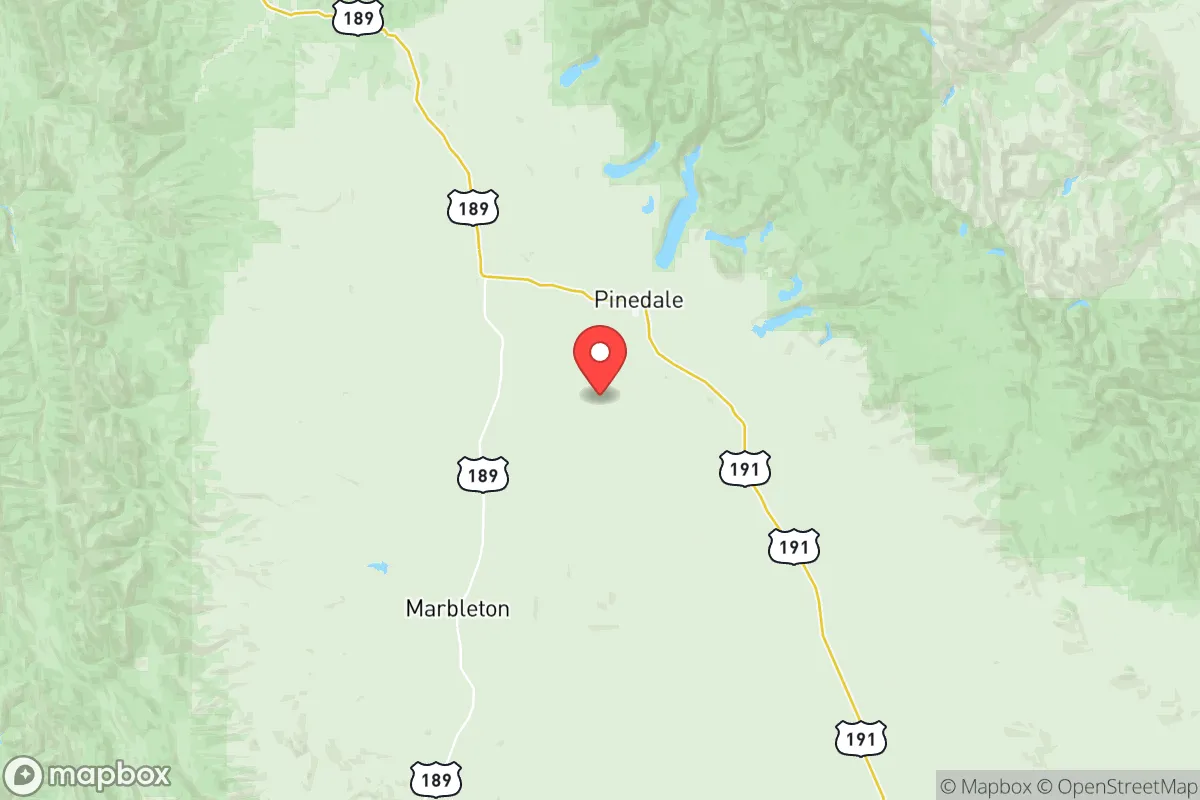 Map centered at 42.7661, -109.9136
