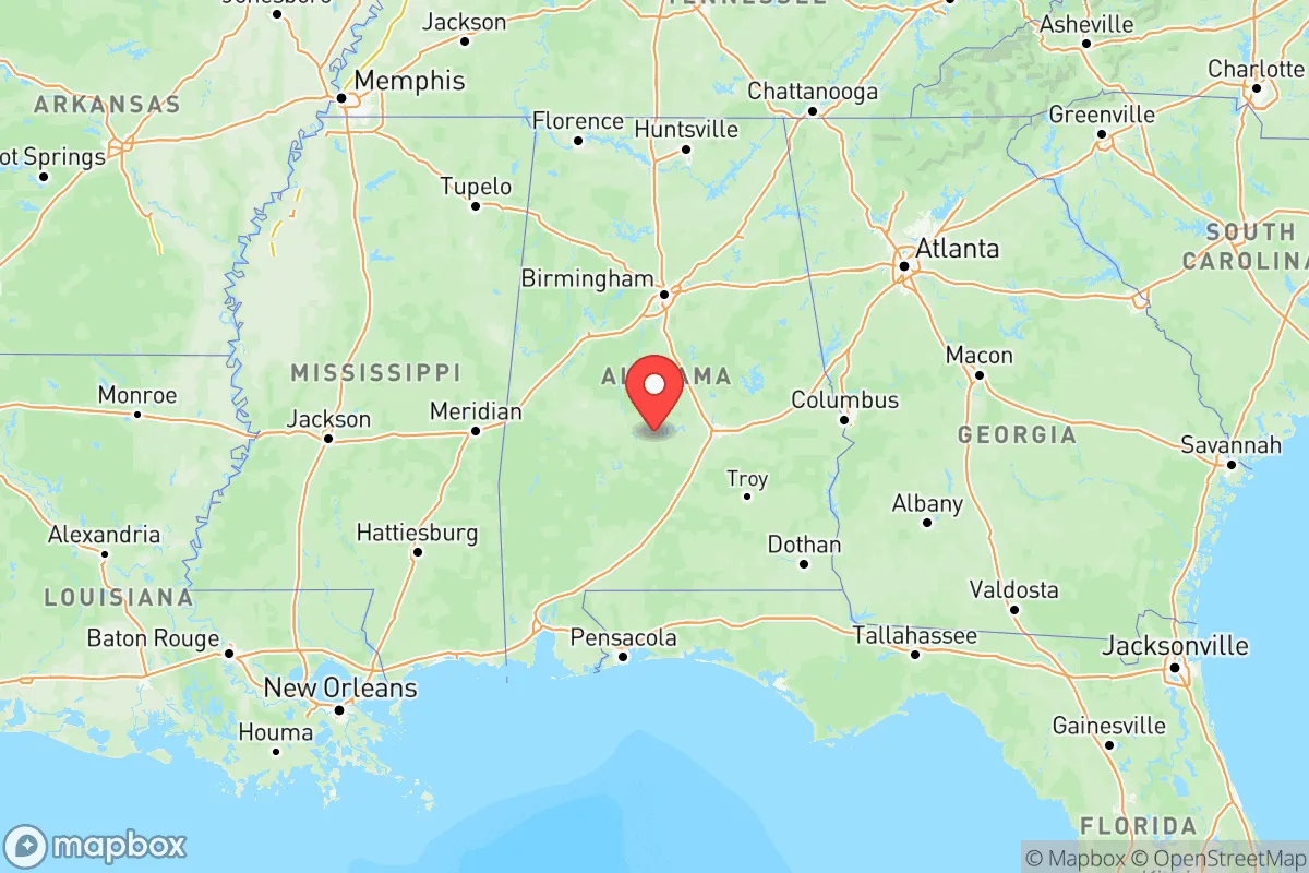 Map centered at 32.3182, -86.9023