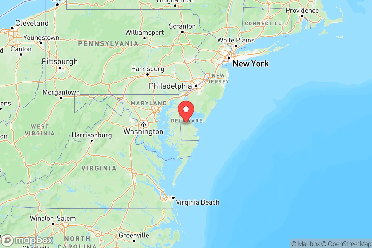 Map centered at 38.9108, -75.5277