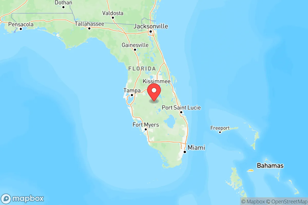 Map centered at 27.6648, -81.5158